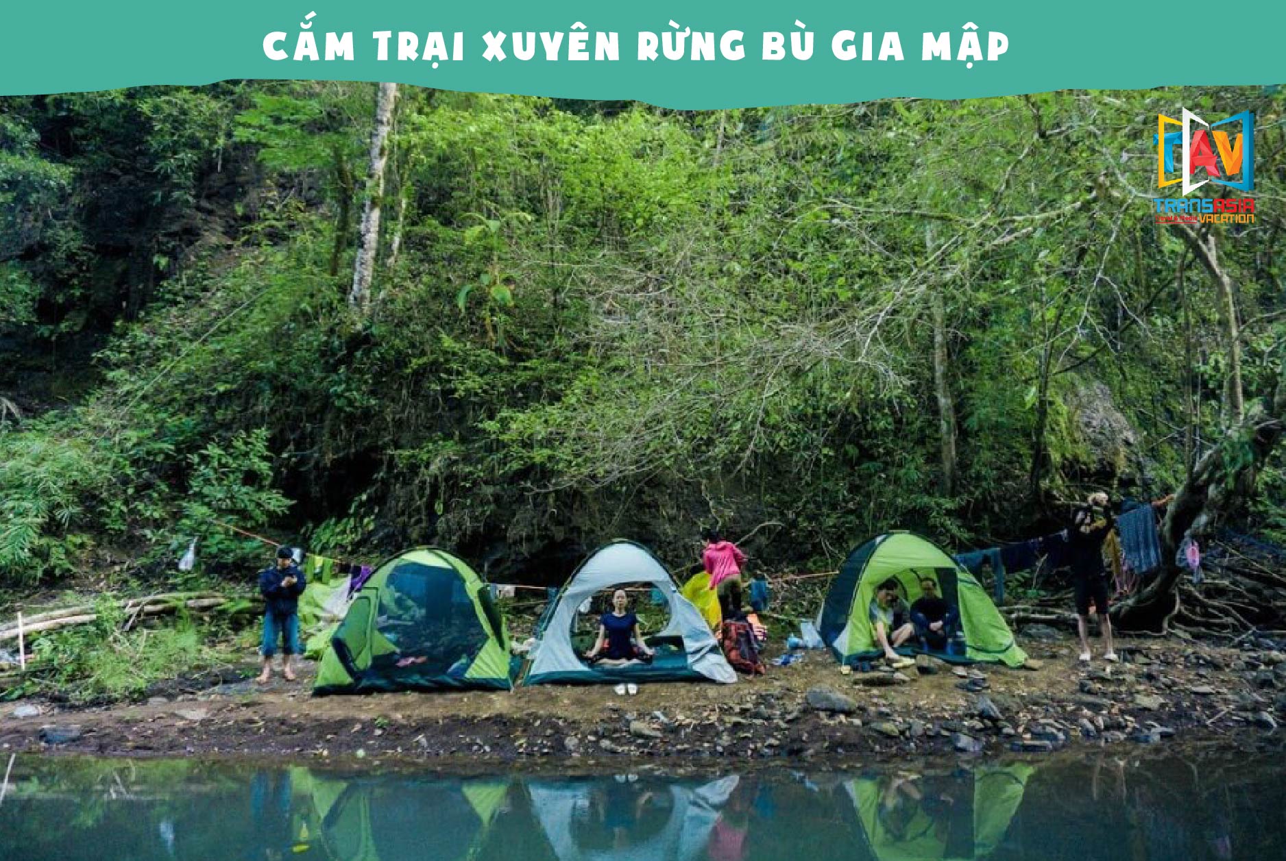 Suối Dak Ka - Tour du lịch trekking Bù Gia Mập, thứ 7 hàng tuần chỉ 1tr890 - TAV TRAVEL